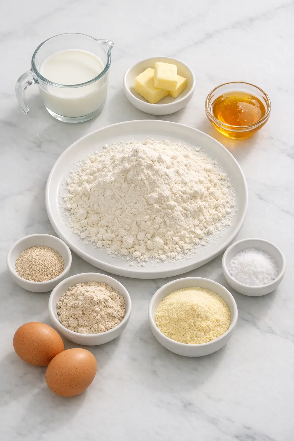 Ingredients for English Muffins