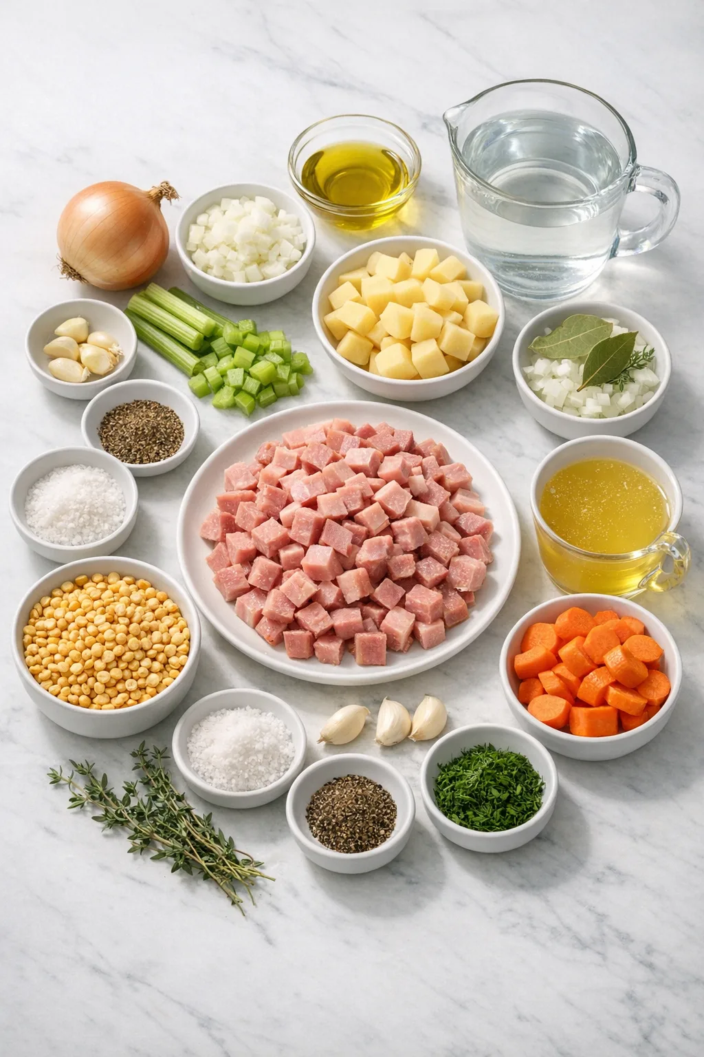 Ingredients for Split Pea Soup