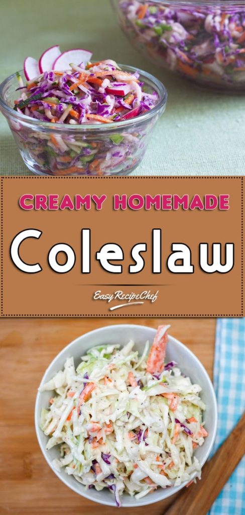 Creamy Homemade Coleslaw Recipe