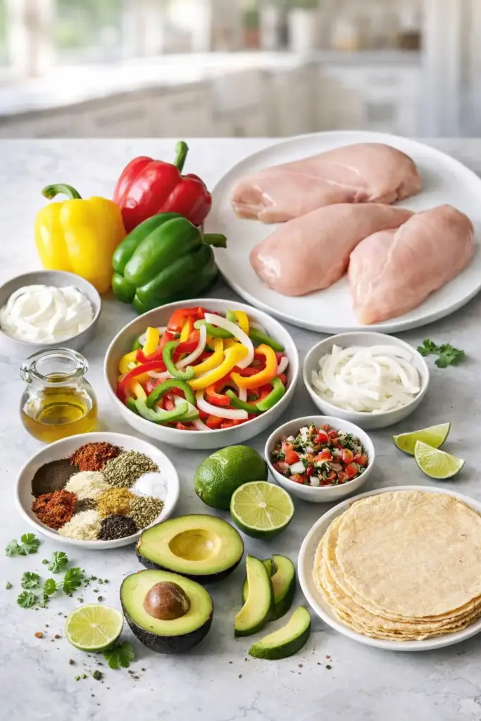 Chicken Fajitas Ingredients