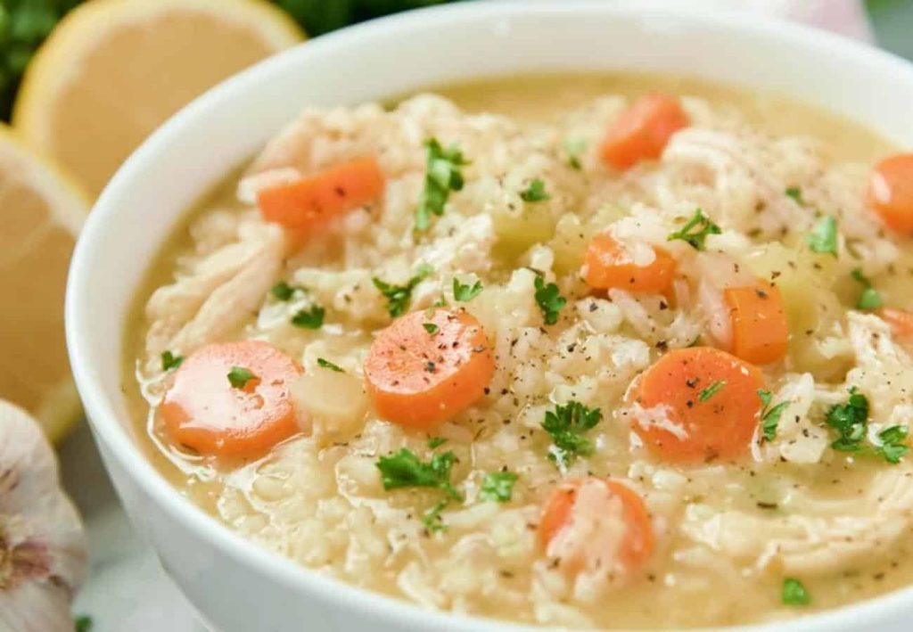 Moms Chicken and Rice Soup
