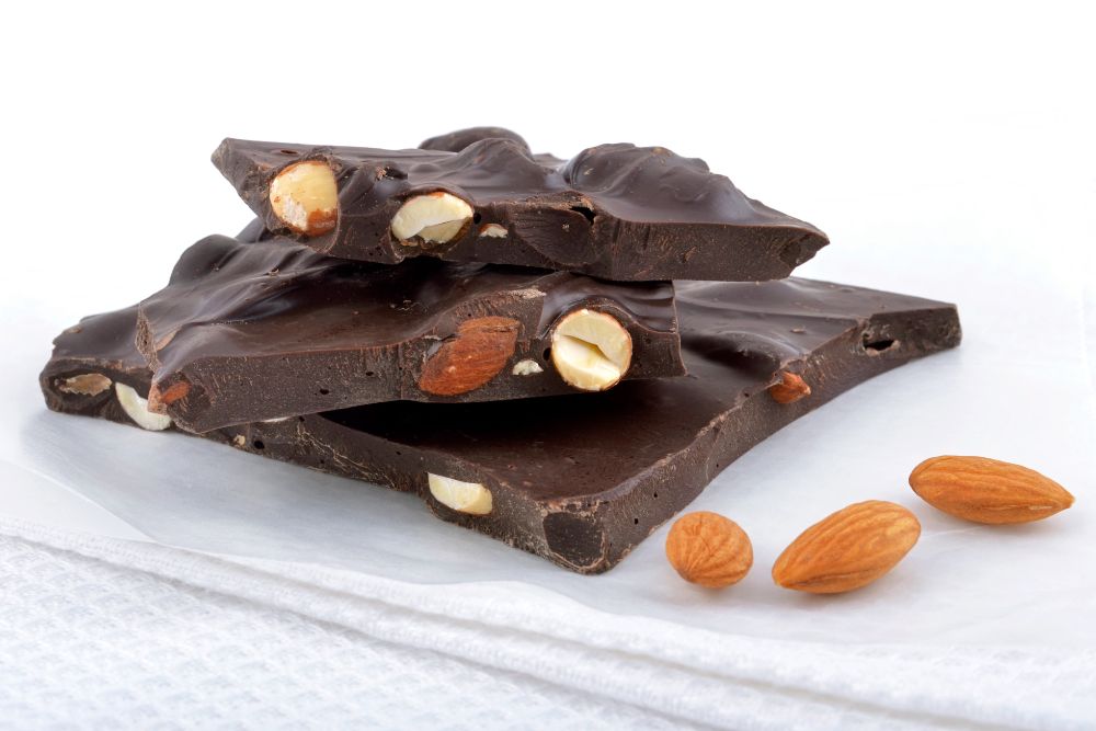 Are dark chocolate and almonds healthy