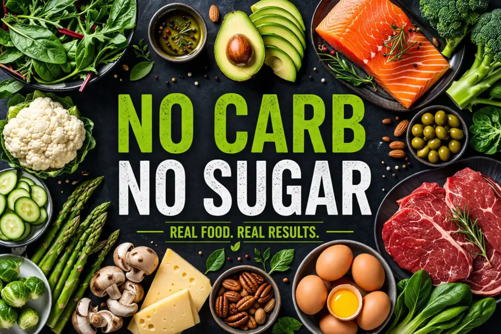 No Carb and No Sugar Foods