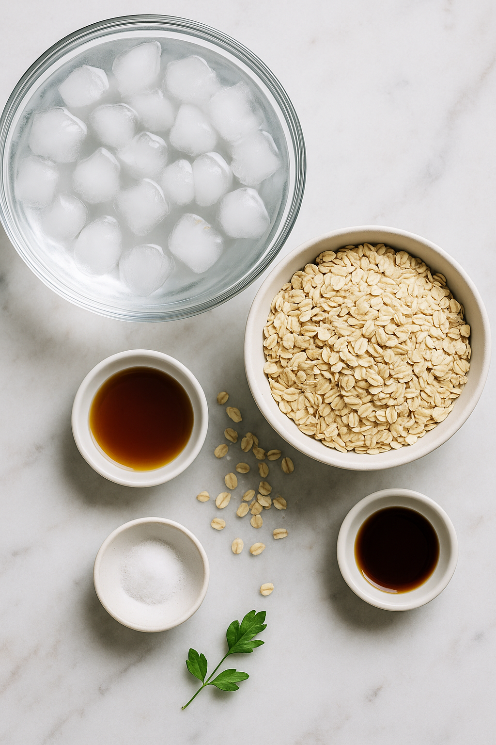 Ingredients for Oat Milk