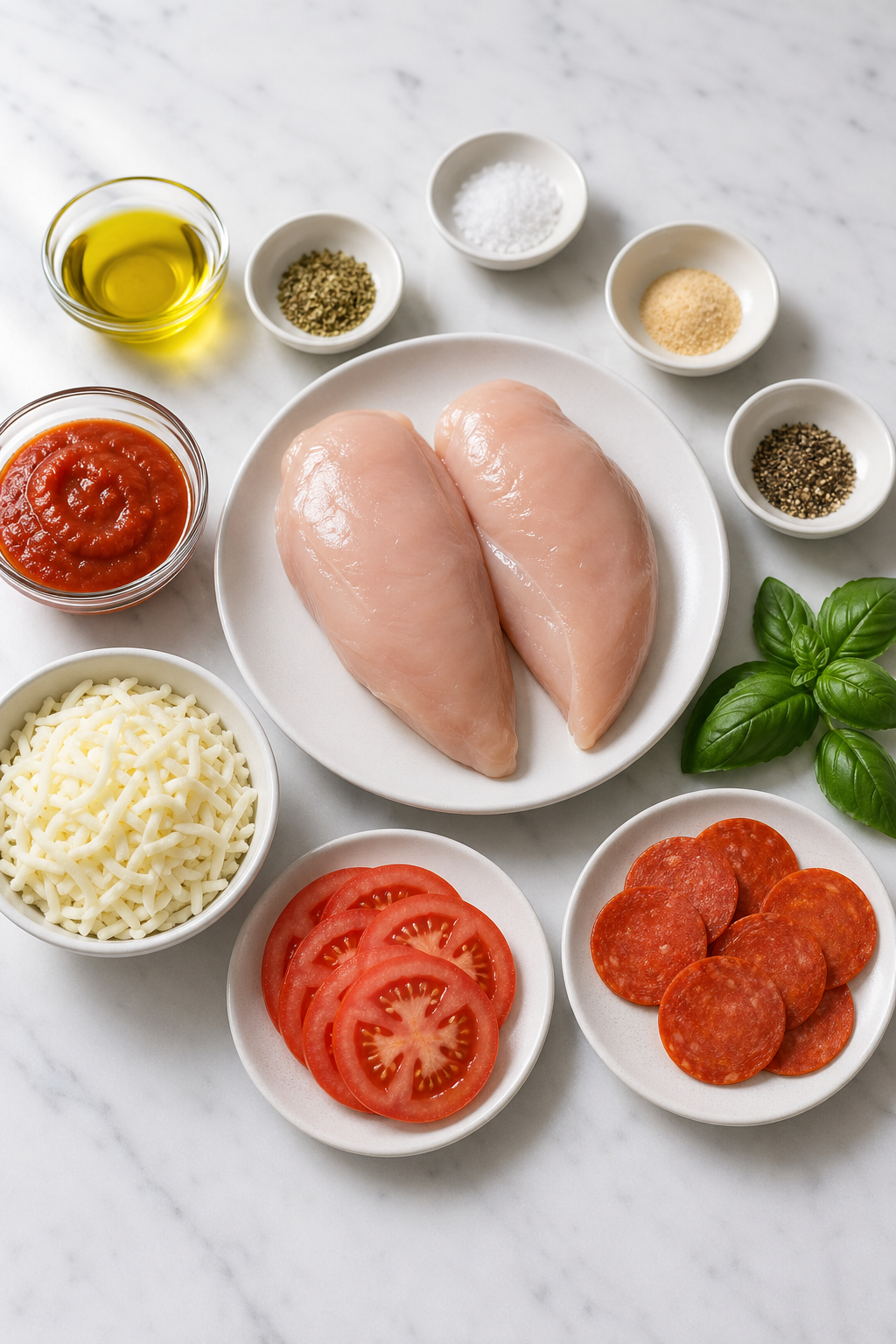 Ingredients for Pizza Chicken