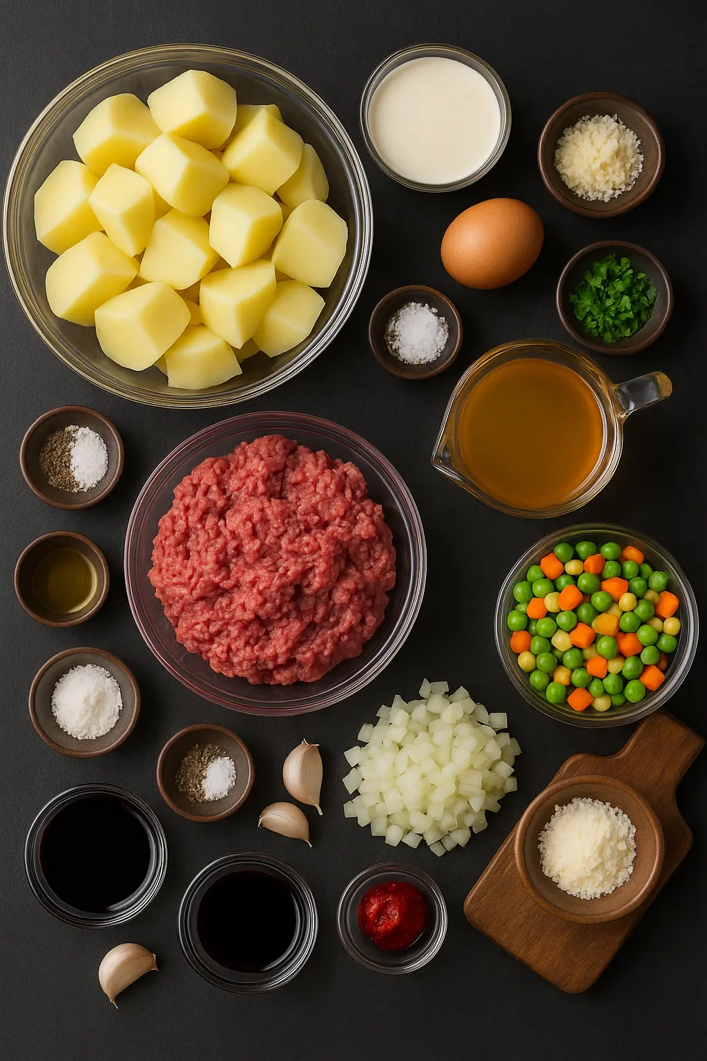 Ingredients for Shepherd’s Pie