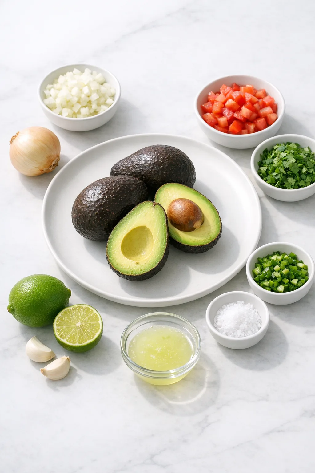 Ingredients for Guacamole