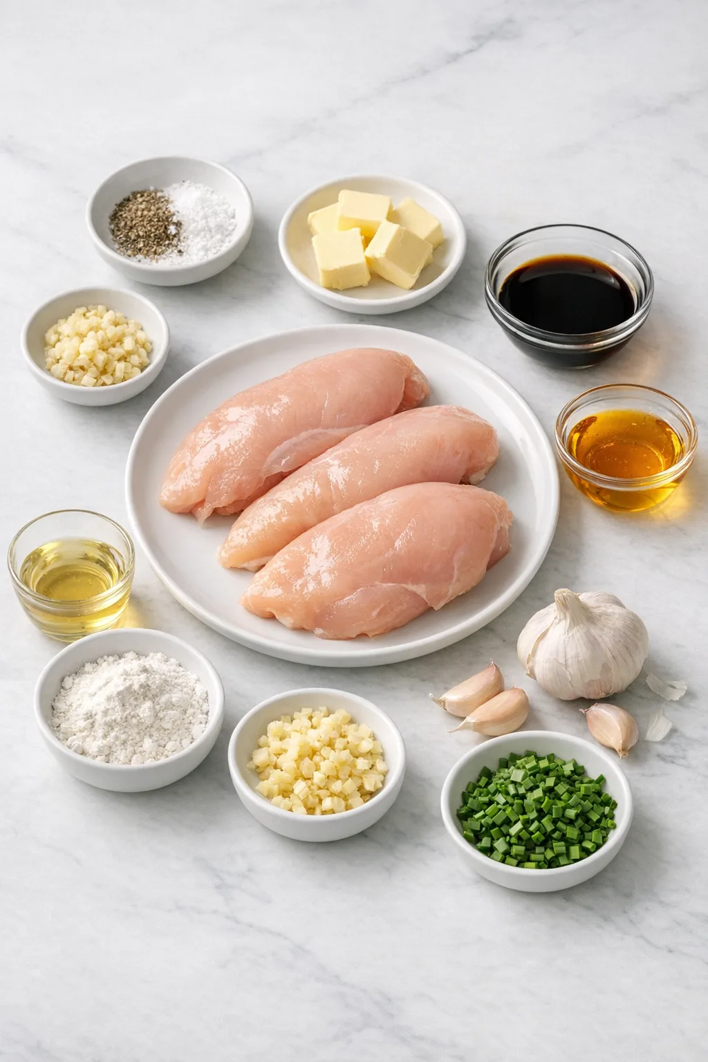 Ingredients for Honey Glazed Chicken