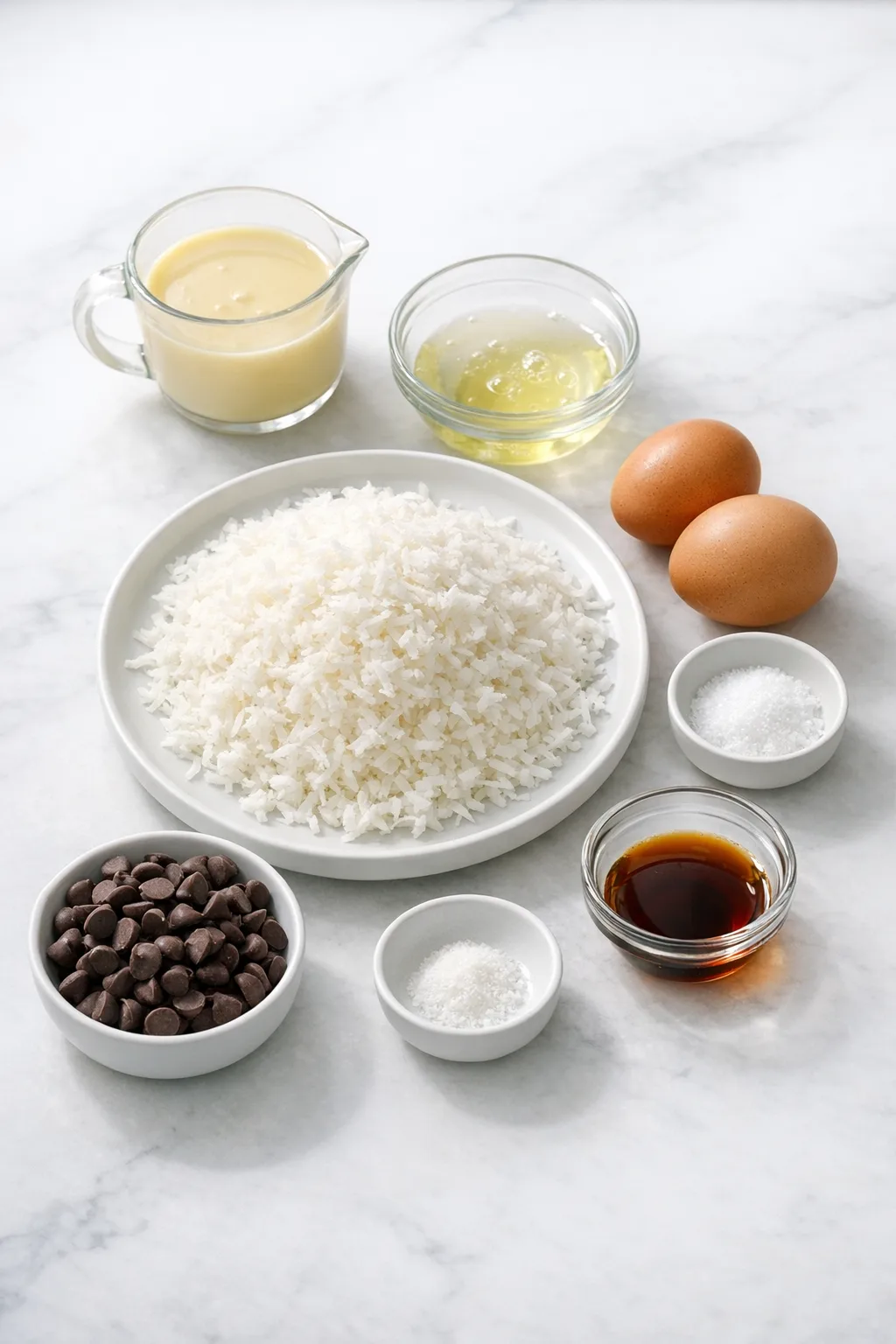 Ingredients for Coconut Macaroons