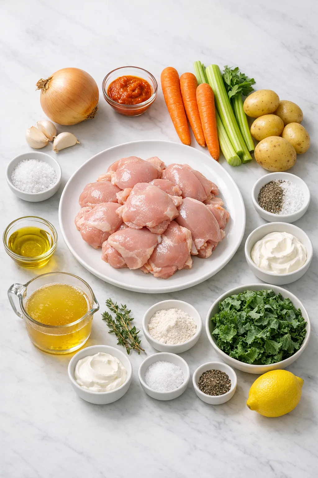 Ingredients for Instant Pot Chicken Stew