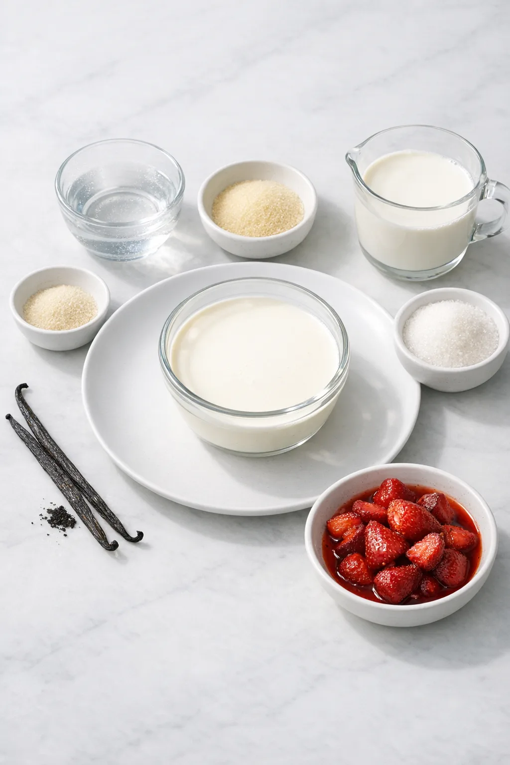 Ingredients for Panna Cotta