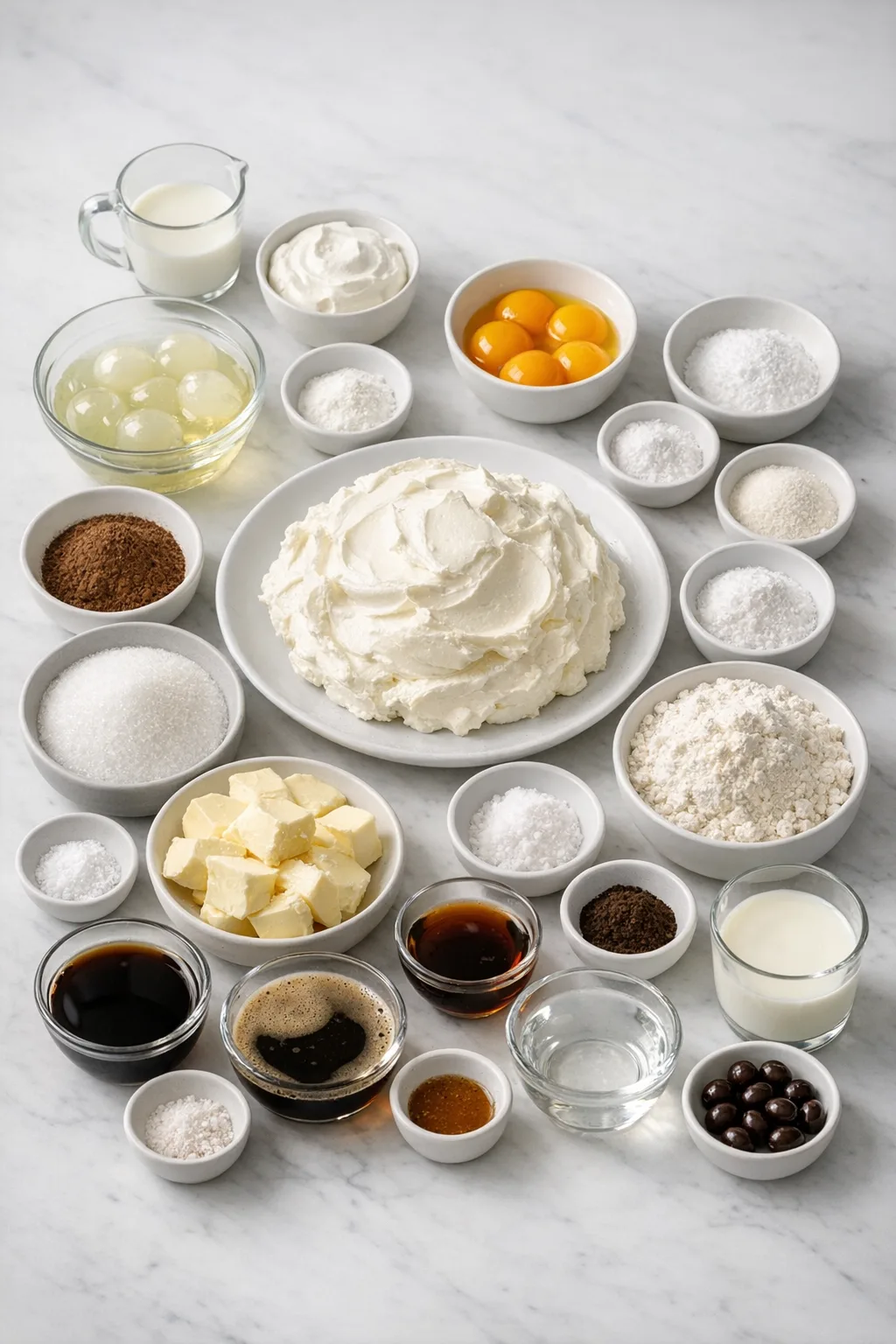 Ingredients for Tiramisu Cake
