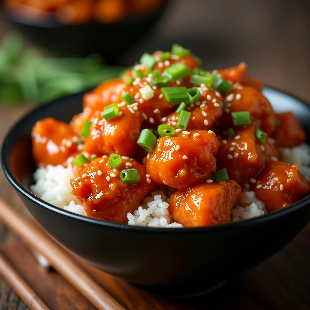 Chinese orange chicken