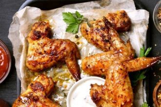 Crispy Smoked Chicken Wings recipe