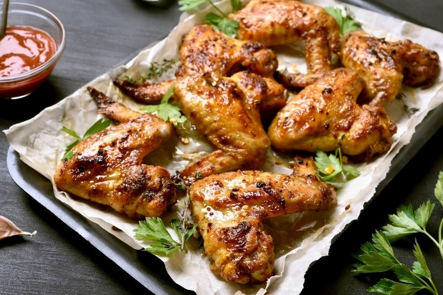 Amazing Crispy Smoked Chicken Wings 5