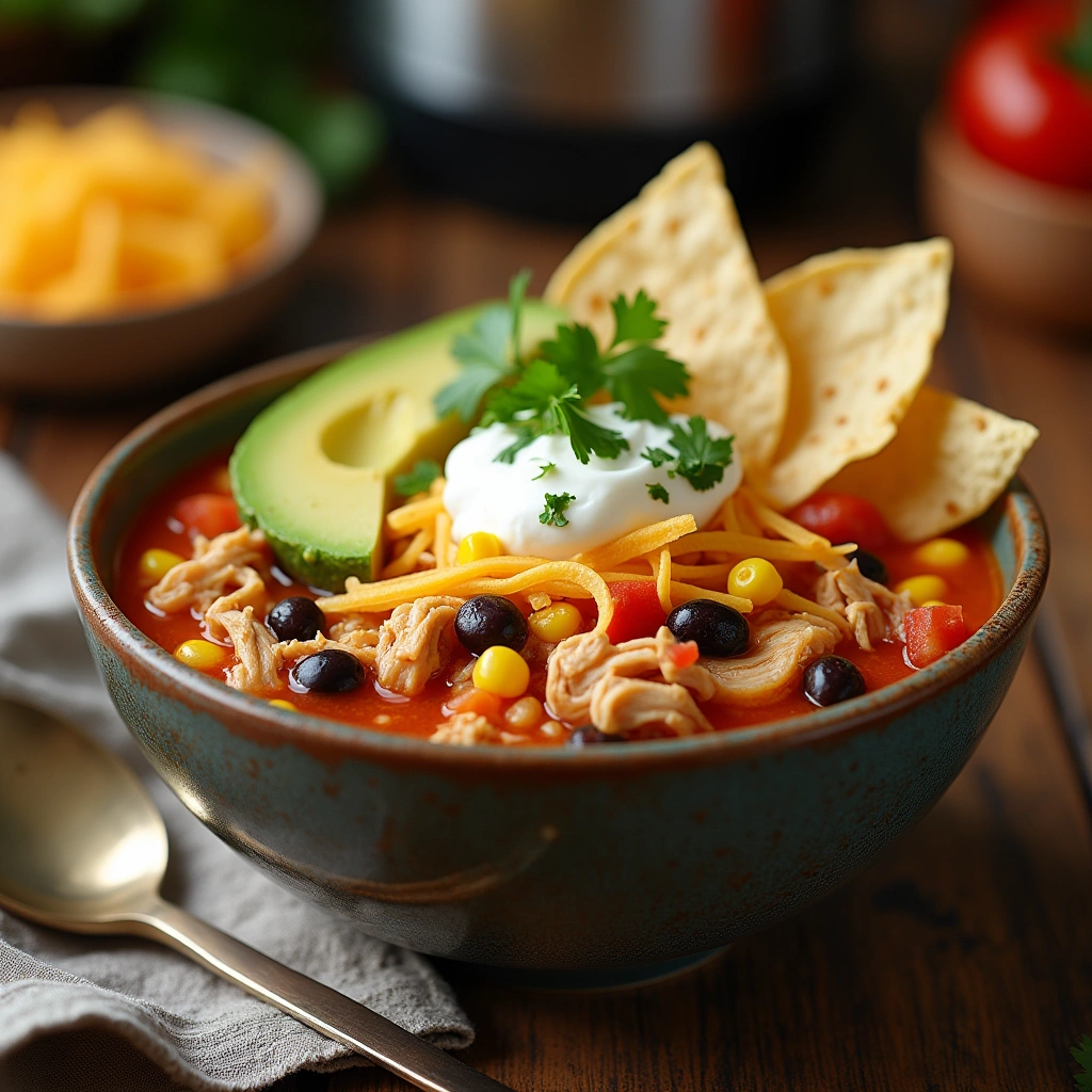 Instant Pot Chicken Tortilla Soup