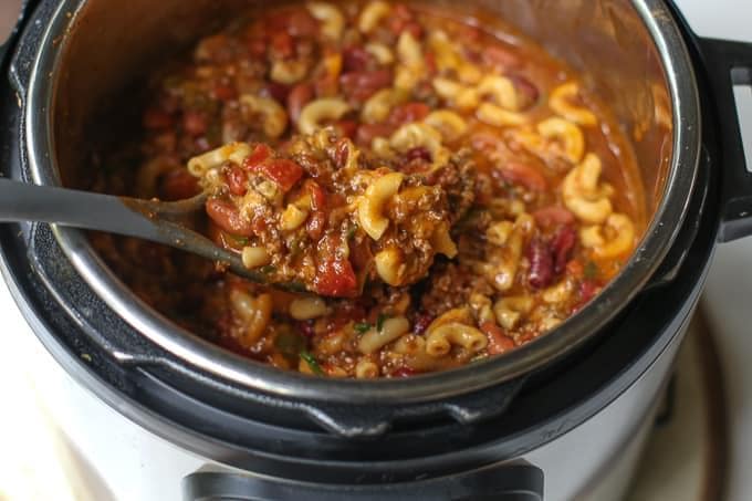 Instant Pot Chili Mac And Cheese 7