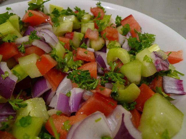 Cucumber And Tomato Salad 4