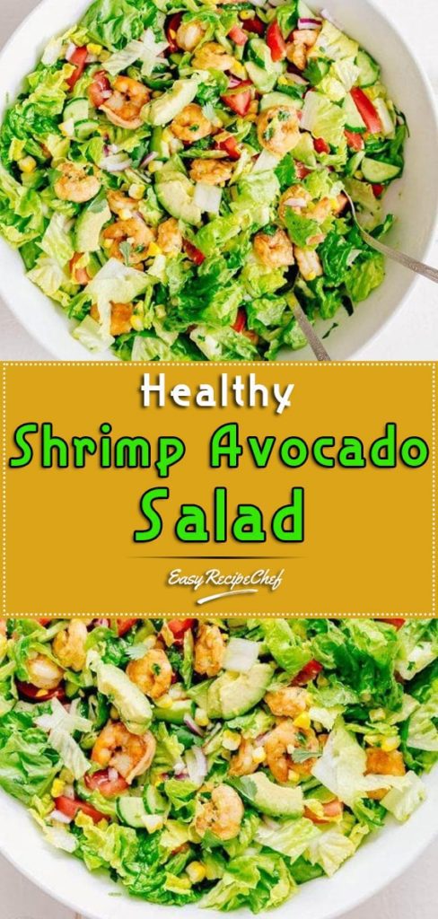 Healthy Shrimp Avocado Salad - Easy Recipe Chef