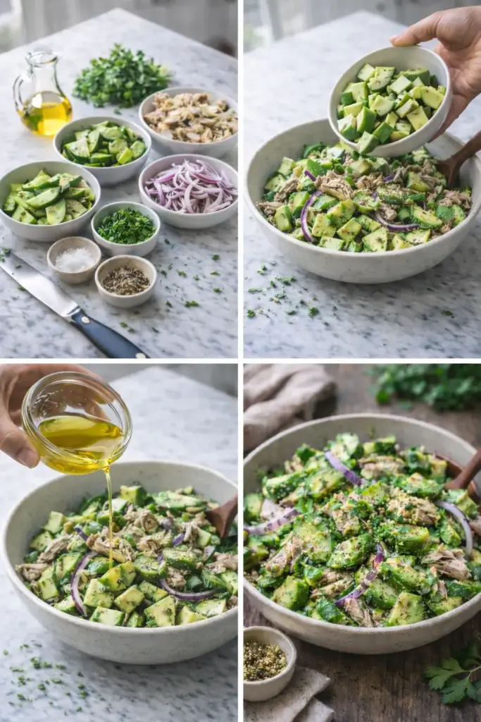 How To Make Avocado Tuna Salad