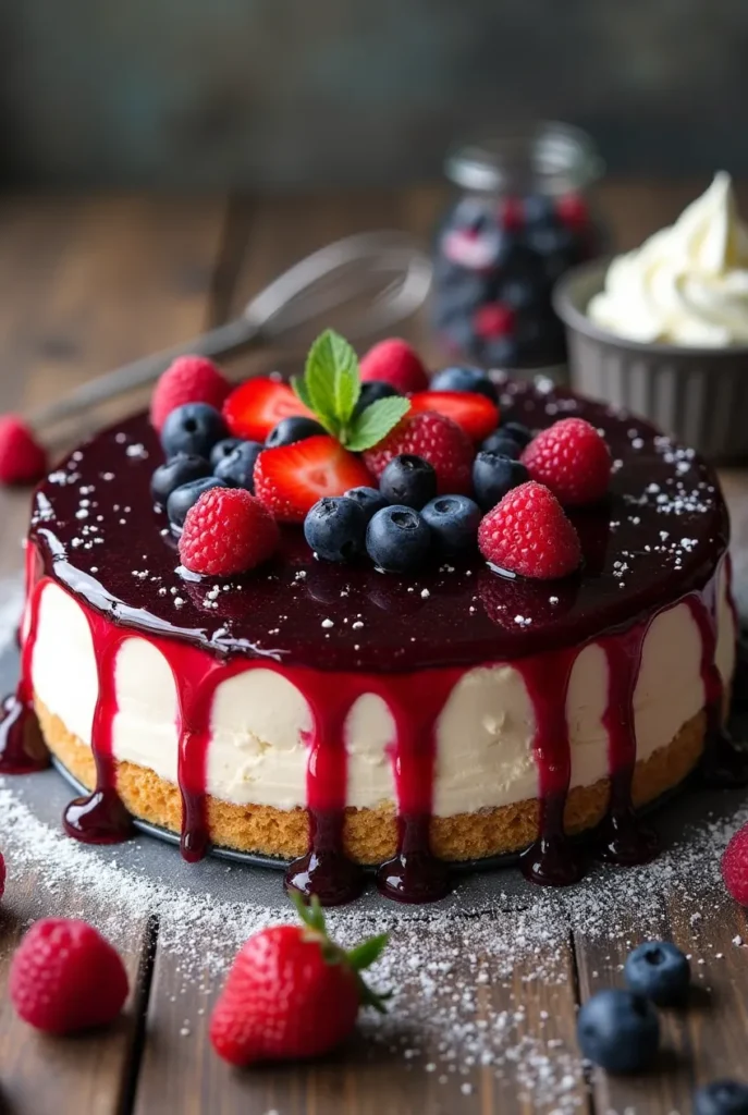 How to Make Berry Cheesecake