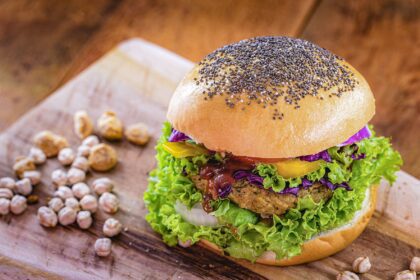 Chickpea and mushroom patties