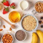 Healthy Mediterranean breakfast
