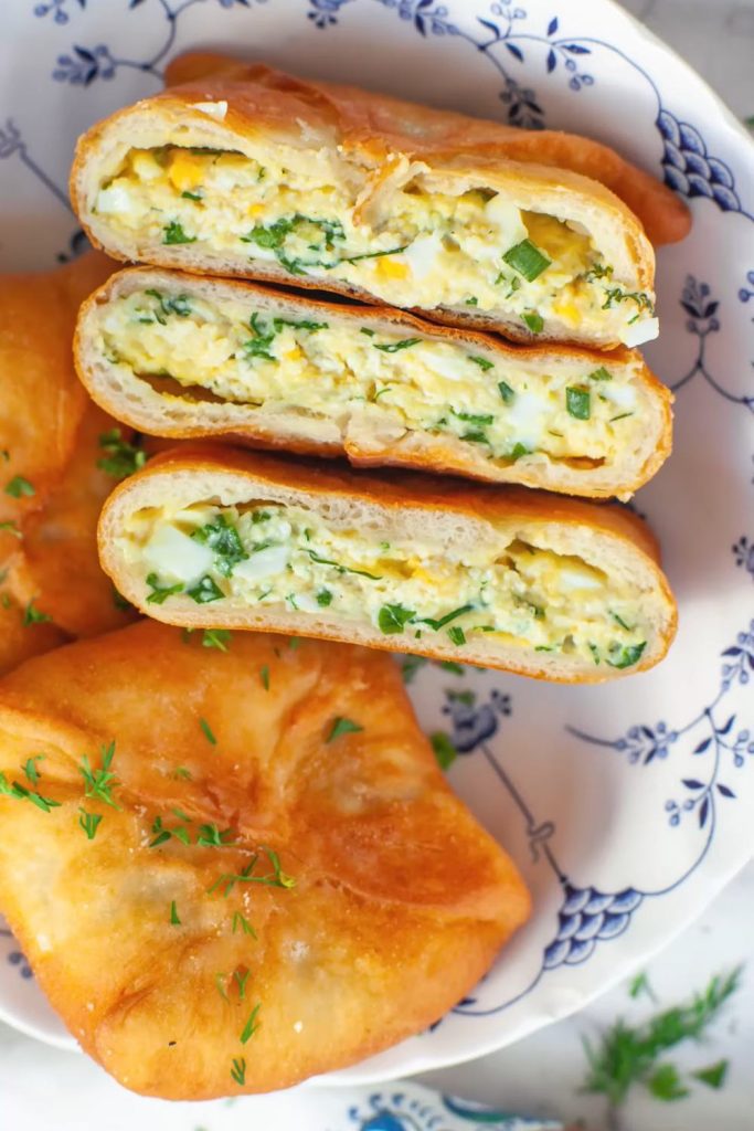 Cheesy Egg & Cheese Piroshki Recipe