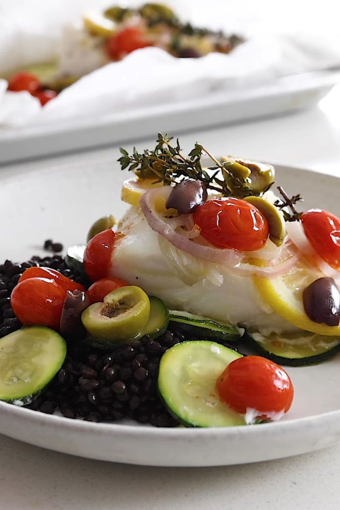 Mediterranean Cod en Papillote Recipe