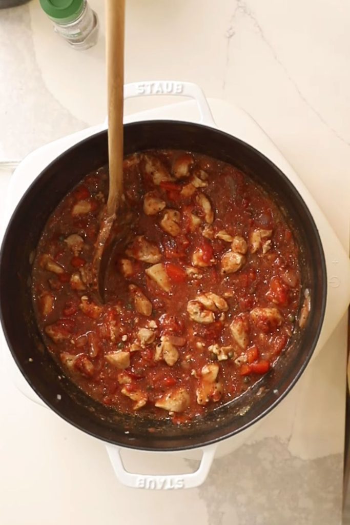 Easy Chicken Cacciatore Stew