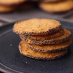 Smoked Almond Cheddar Wafers