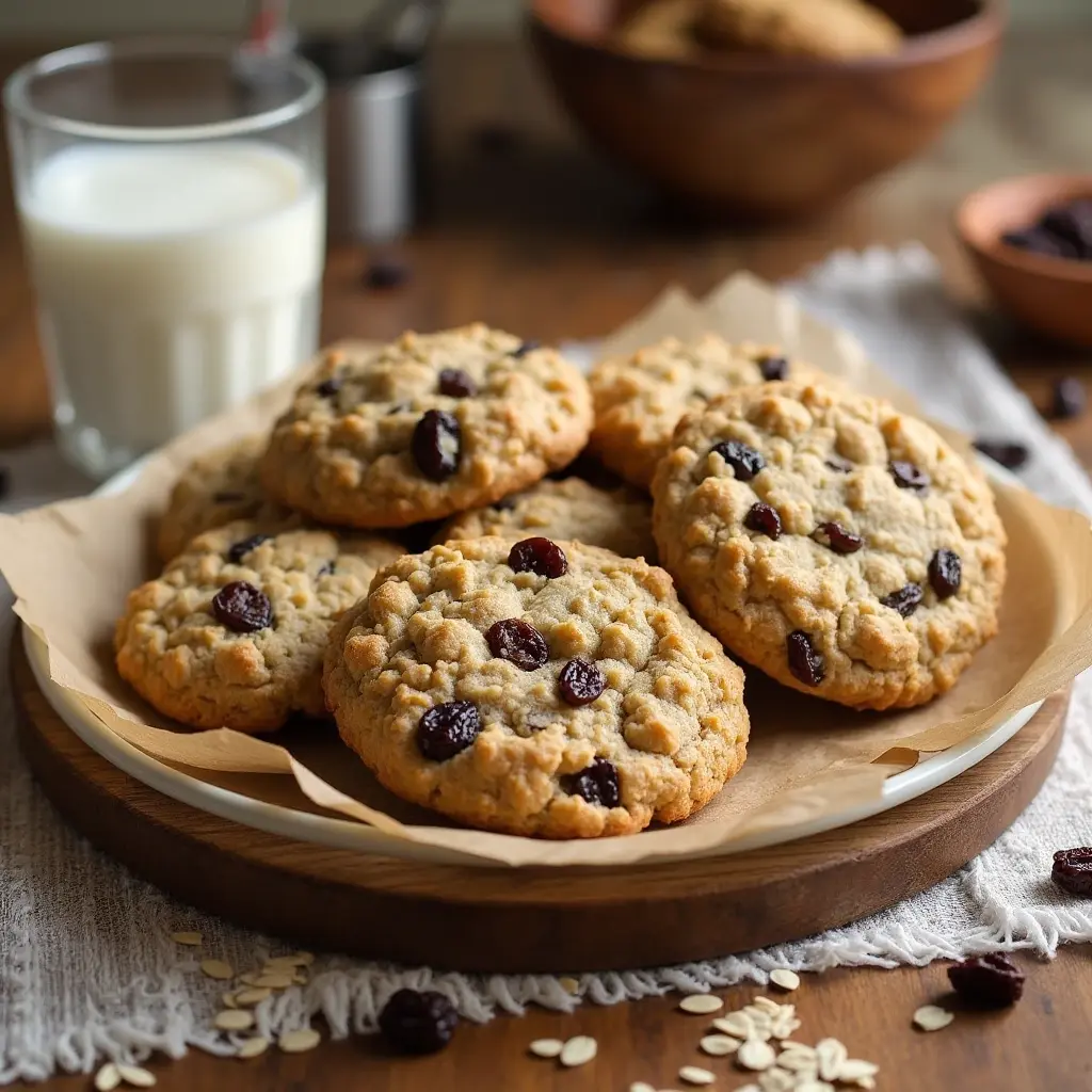 Chewy Oatmeal Cookies recipe