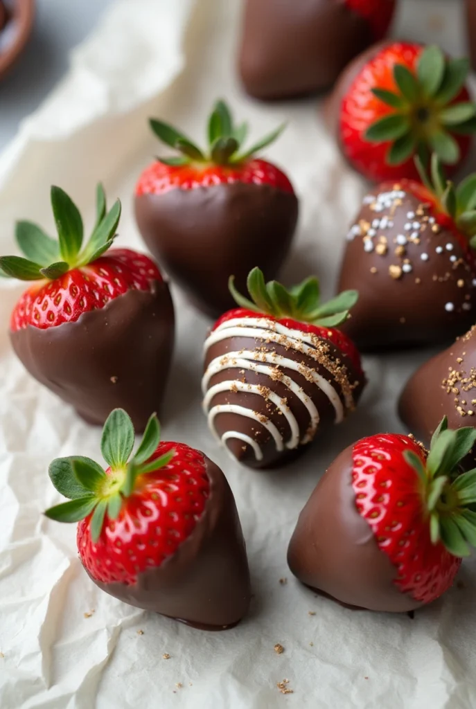 Chocolate Covered Strawberries recipe