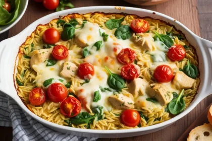 Chicken Orzo Bake recipe
