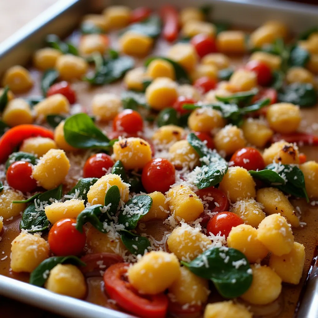 Sheet Pan Gnocchi with Roasted Vegetables