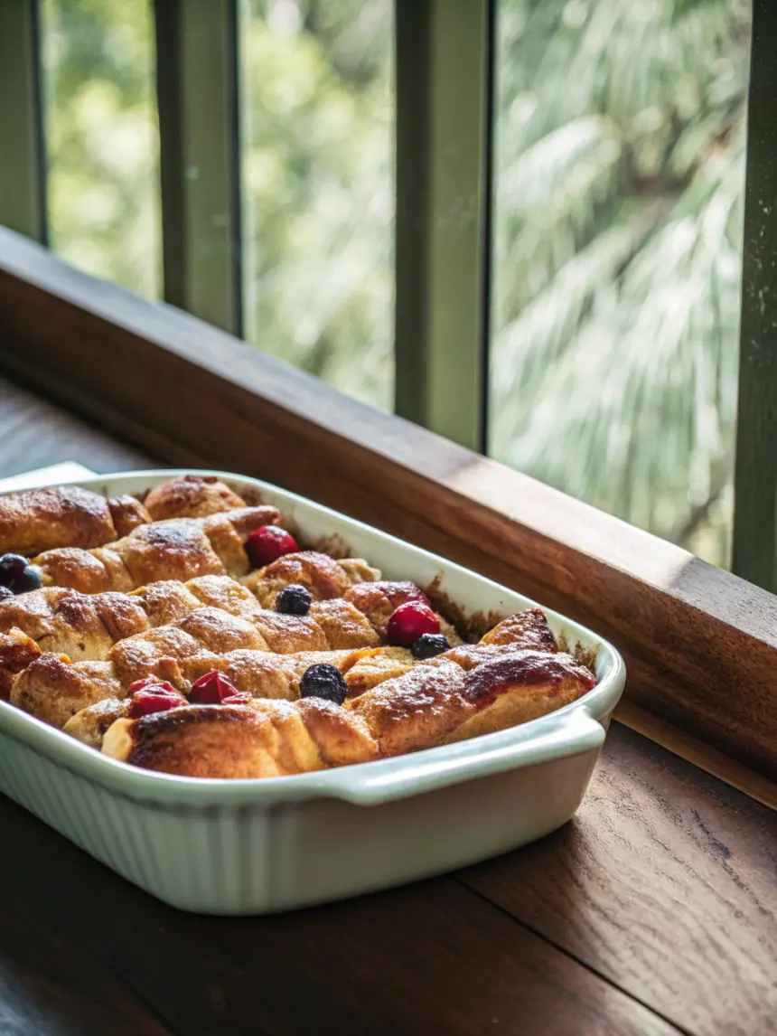 Croissant French Toast Casserole