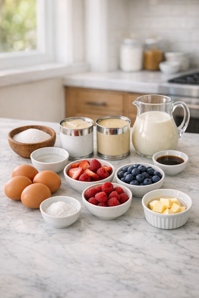 Flan Recipe Ingredients