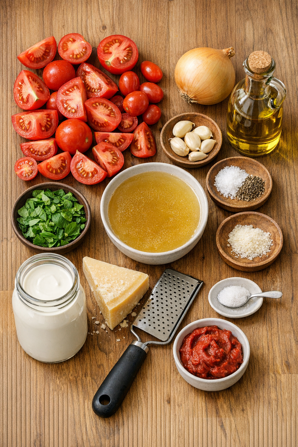 Ingredients for Roasted Tomato Soup
