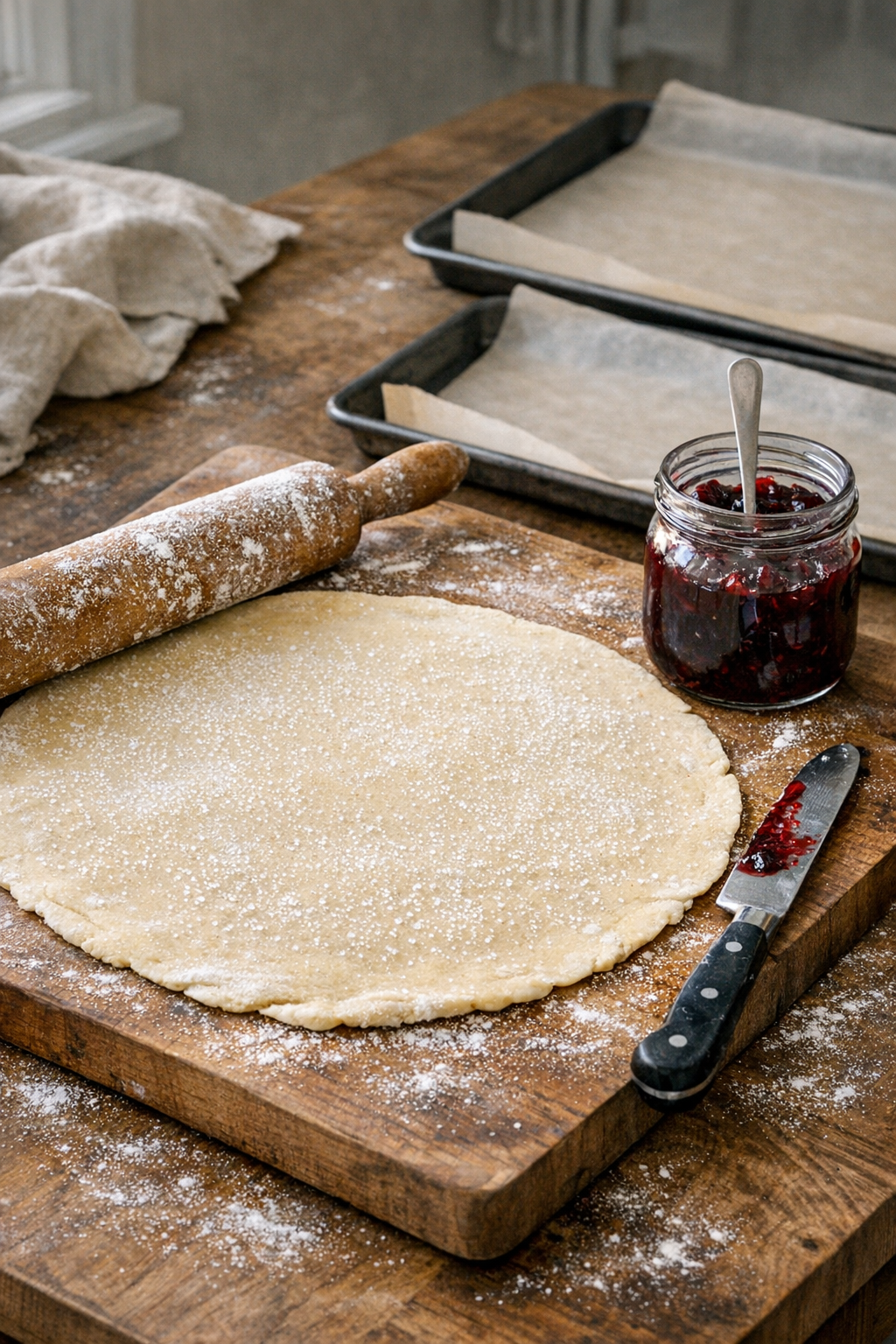 Step-by-step preparation of Rugelach Cookies