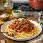 spaghetti meat sauce
