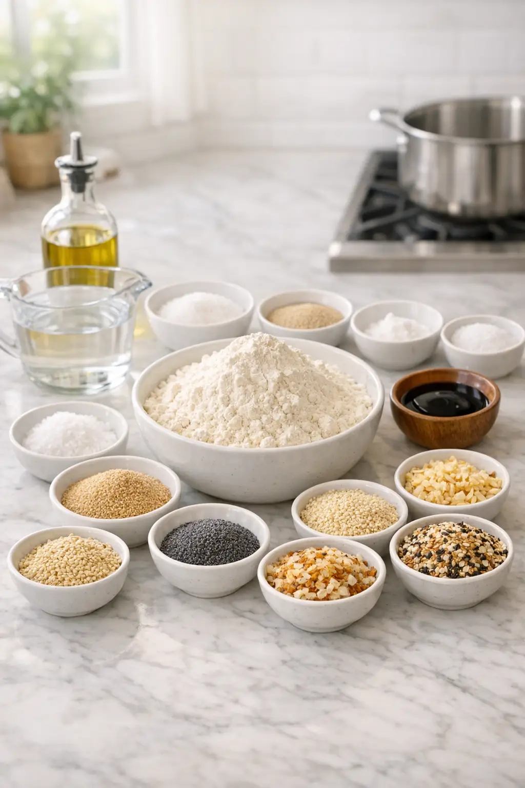 Ingredients for Bagel Recipe