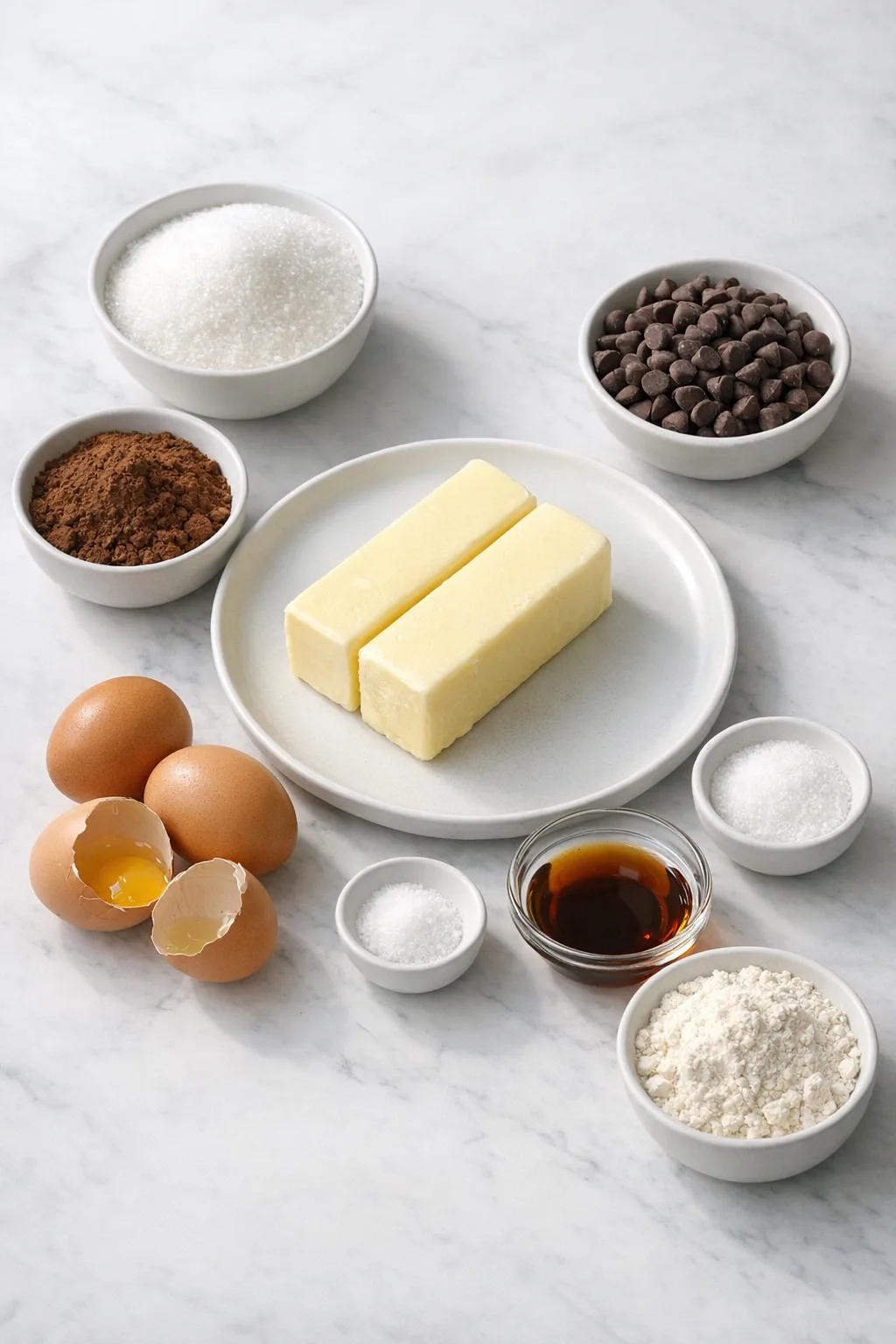 Ingredients for Brownie Recipe